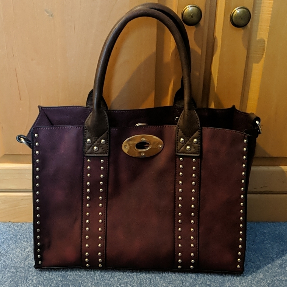 Vegan Leather Shoulder Bag